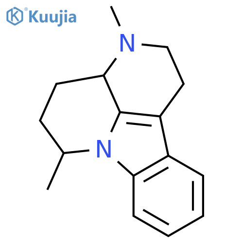 3,6-dimethyl-2,3,3a,4,5,6-hexahydro-1H-indolo[3,2,1-de][1,5]naphthyridine structure