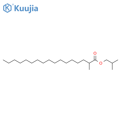 Heptadecanoic acid, 2-methyl-, 2-methylpropyl ester structure