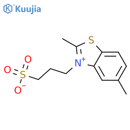 Benzothiazolium,2,5-dimethyl-3-(3-sulfopropyl)-, inner salt structure