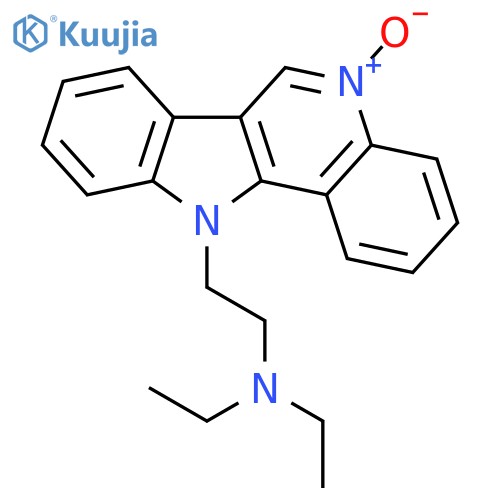 11H-INDOLO[3,2-C]QUINOLINE-11-ETHANAMINE, N,N-DIETHYL-, 5-OXIDE structure
