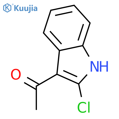 1-(2-chloro-1H-indol-3-yl)-Ethanone structure