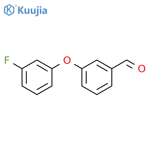 Benzaldehyde, 3-(3-fluorophenoxy)- structure