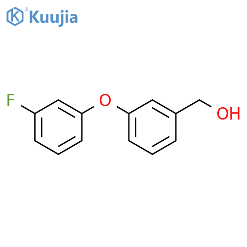 Benzenemethanol, 3-(3-fluorophenoxy)- structure