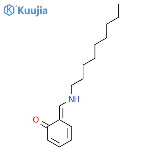 2,4-CYCLOHEXADIEN-1-ONE, 6-[(NONYLAMINO)METHYLENE]- structure
