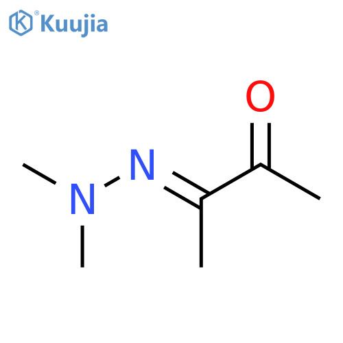 2,3-Butanedione, mono(dimethylhydrazone) structure