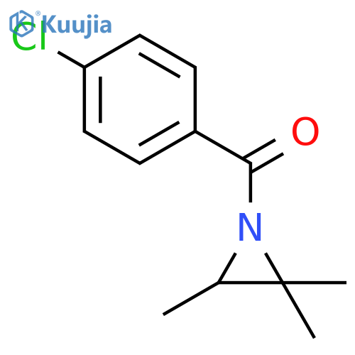 AZIRIDINE, 1-(4-CHLOROBENZOYL)-2,2,3-TRIMETHYL- structure