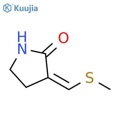2-Pyrrolidinone, 3-[(methylthio)methylene]-, (3Z)- structure