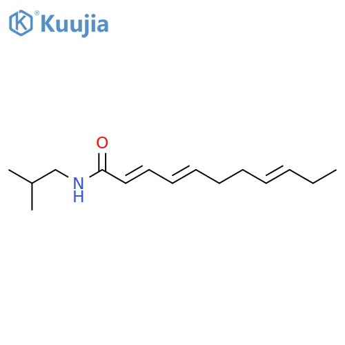 2,4,8-Undecatrienamide, N-(2-methylpropyl)-, (2E,4E,8Z)- structure