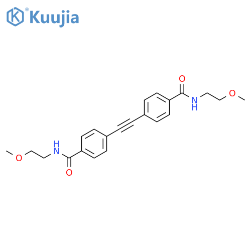 Benzamide, 4,4'-(1,2-ethynediyl)bis[N-(2-methoxyethyl)- structure