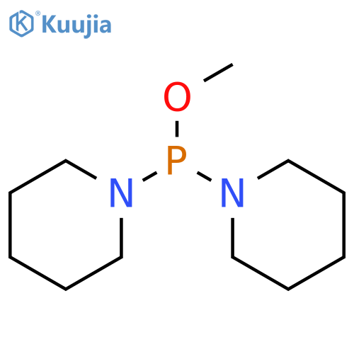 Phosphinous acid, di-1-piperidinyl-, methyl ester structure