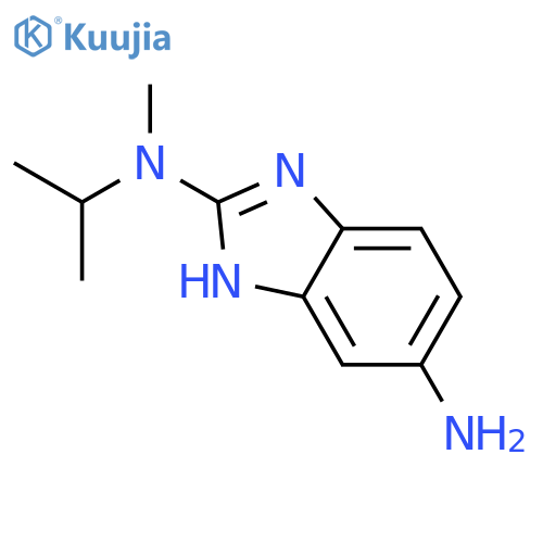 1H-BENZIMIDAZOLE-2,5-DIAMINE, N2-METHYL-N2-(1-METHYLETHYL)- structure
