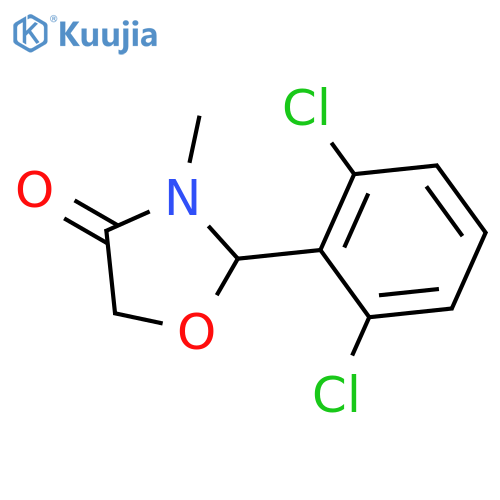 4-Oxazolidinone, 2-(2,6-dichlorophenyl)-3-methyl- structure