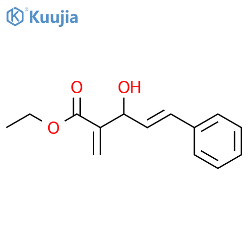4-Pentenoic acid, 3-hydroxy-2-methylene-5-phenyl-, ethyl ester, (3R)- structure