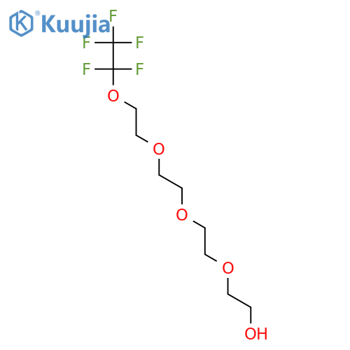 3,6,9,12-Tetraoxatetradecan-1-ol, 13,13,14,14,14-pentafluoro- structure