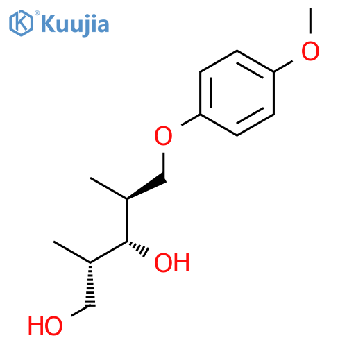 L-Arabinitol, 2,4-dideoxy-5-O-(4-methoxyphenyl)-2,4-dimethyl- structure