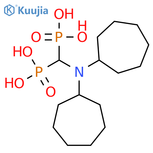 PHOSPHONIC ACID, [(DICYCLOHEPTYLAMINO)METHYLENE]BIS- structure