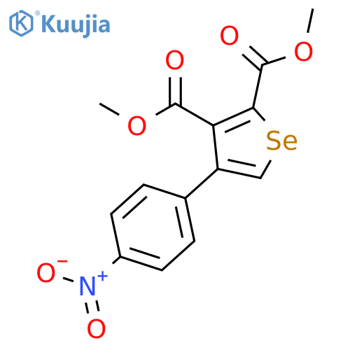 2,3-Selenophenedicarboxylic acid, 4-(4-nitrophenyl)-, dimethyl ester structure