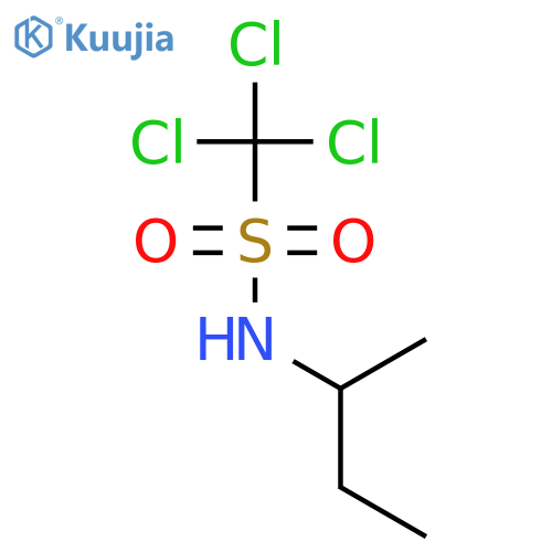 METHANESULFONAMIDE, 1,1,1-TRICHLORO-N-(1-METHYLPROPYL)- structure