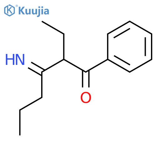 1-HEXANONE, 2-ETHYL-3-IMINO-1-PHENYL- structure