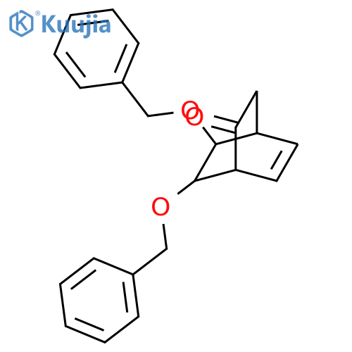 Bicyclo[2.2.2]oct-5-en-2-one, 7,8-bis(phenylmethoxy)-, (1S,4R,7R,8R)- structure