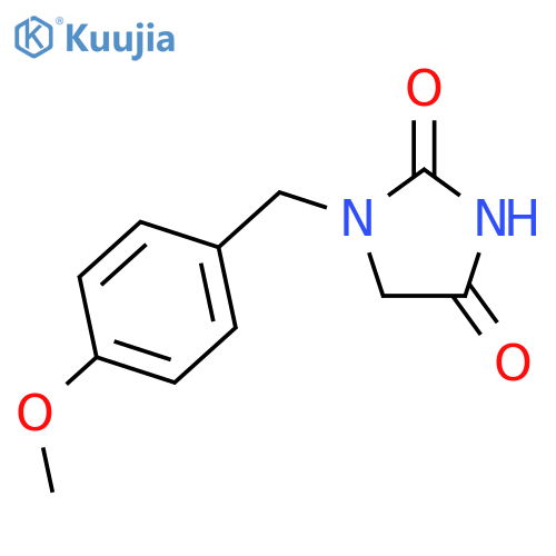 2,4-Imidazolidinedione, 1-[(4-methoxyphenyl)methyl]- structure