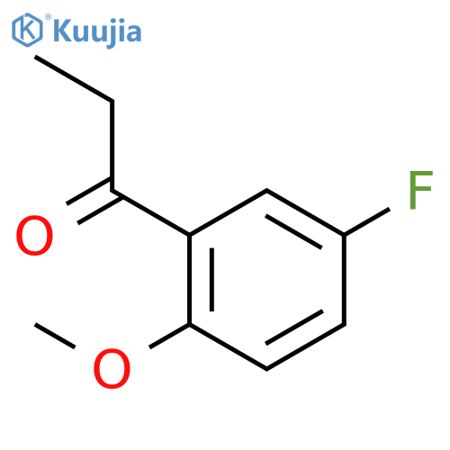 1-Propanone, 1-(5-fluoro-2-methoxyphenyl)- structure