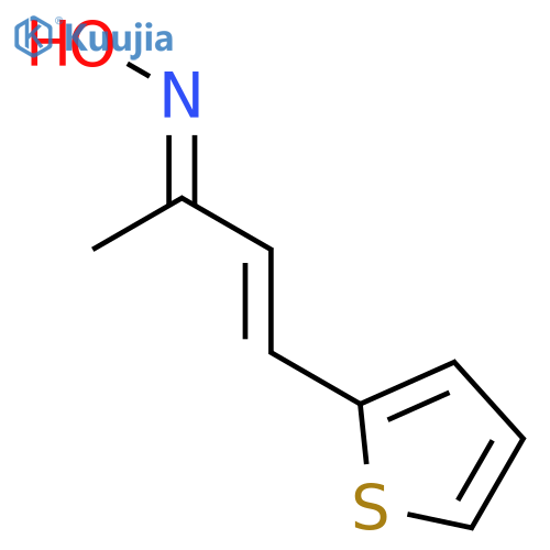 3-BUTEN-2-ONE, 4-(2-THIENYL)-, OXIME, (E,E)- structure