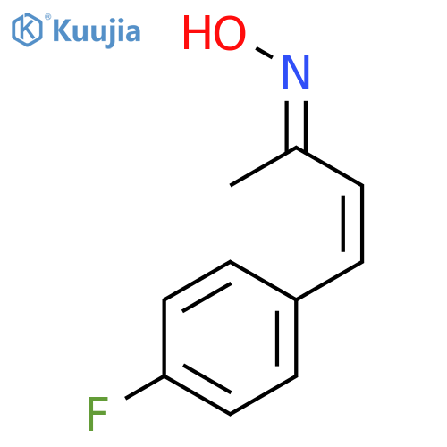 3-BUTEN-2-ONE, 4-(4-FLUOROPHENYL)-, OXIME, (Z,E)- structure