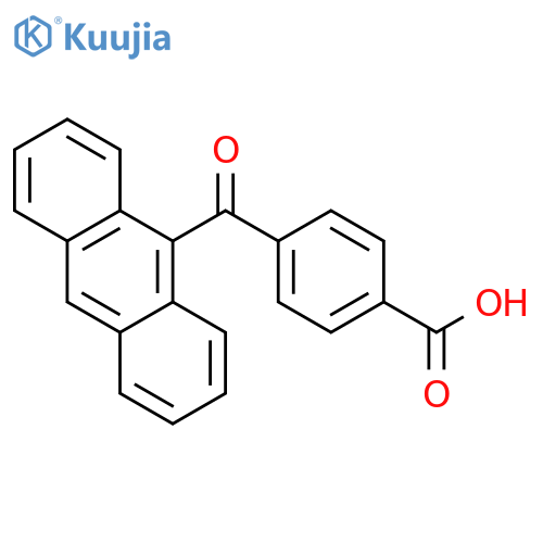 BENZOIC ACID, 4-(9-ANTHRACENYLCARBONYL)- structure