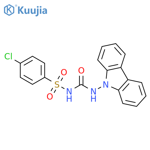 BENZENESULFONAMIDE, N-[(9H-CARBAZOL-9-YLAMINO)CARBONYL]-4-CHLORO- structure