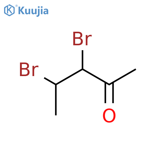 3,4-Dibromopentan-2-one structure