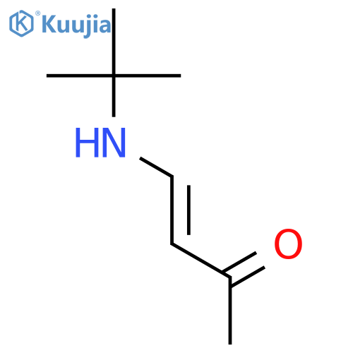 3-Buten-2-one,4-[(1,1-dimethylethyl)amino]-, (E)- (9CI) structure