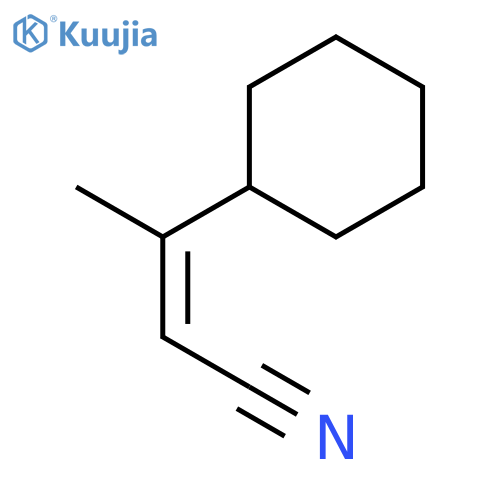2-BUTENENITRILE, 3-CYCLOHEXYL-, (Z)- structure