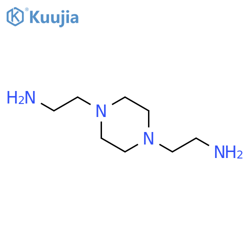 1,4-Piperazinediethylamine structure