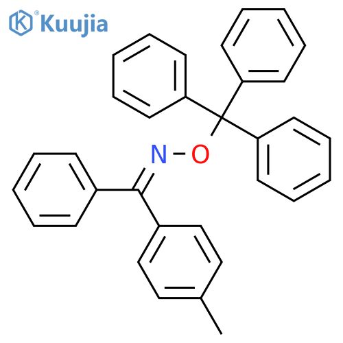 Methanone, (4-methylphenyl)phenyl-, O-(triphenylmethyl)oxime, (Z)- structure