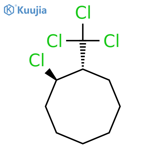 Cyclooctane, 1-chloro-2-(trichloromethyl)-, (1R,2R)-rel- structure