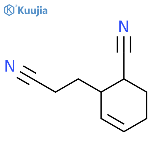 2-CYCLOHEXENE-1-PROPANENITRILE, 6-CYANO- structure