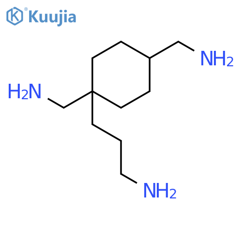 1,4-Cyclohexanedimethanamine, 1-(3-aminopropyl)- structure