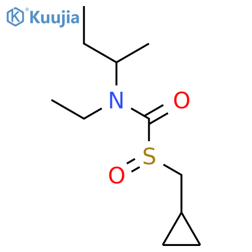 FORMAMIDE, 1-[(CYCLOPROPYLMETHYL)SULFINYL]-N-ETHYL-N-(1-METHYLPROPYL)- structure