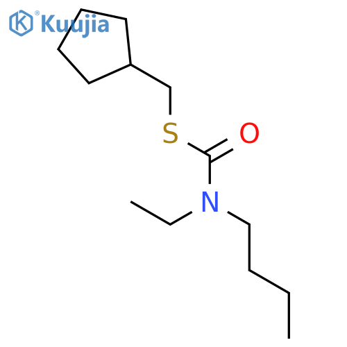 CARBAMOTHIOIC ACID, BUTYLETHYL-, S-(CYCLOPENTYLMETHYL) ESTER structure