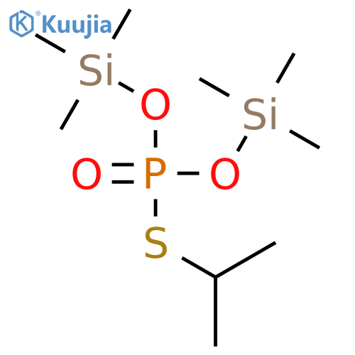 PHOSPHOROTHIOIC ACID, S-(1-METHYLETHYL) O,O-BIS(TRIMETHYLSILYL) ESTER structure