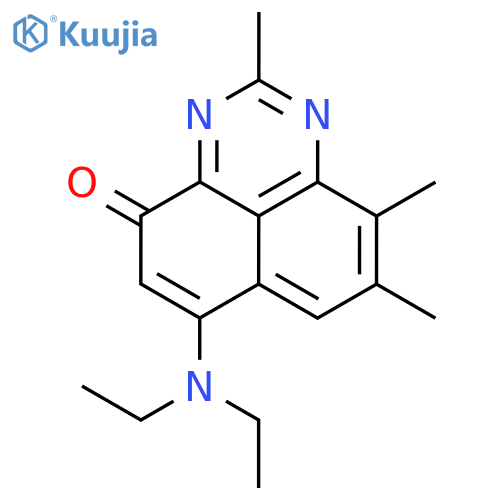 4H-Perimidin-4-one, 6-(diethylamino)-2,8,9-trimethyl- structure
