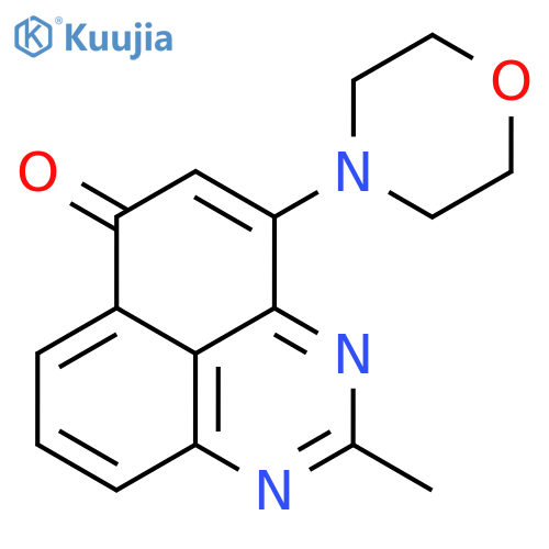 6H-Perimidin-6-one, 2-methyl-4-(4-morpholinyl)- structure