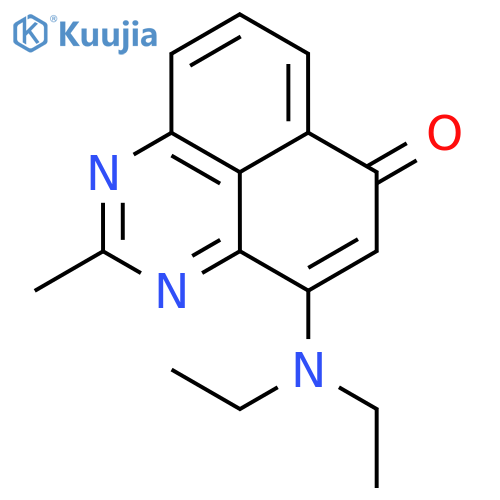 6H-PERIMIDIN-6-ONE, 4-(DIETHYLAMINO)-2-METHYL- structure