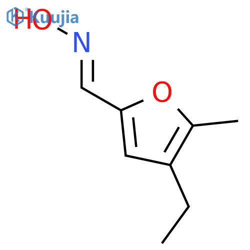 2-FURANCARBOXALDEHYDE, 4-ETHYL-5-METHYL-, OXIME, (E)- structure