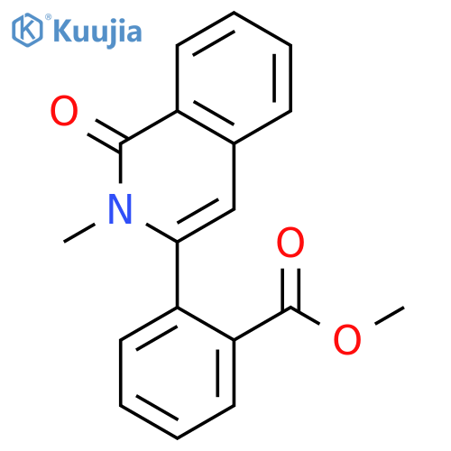 BENZOIC ACID, 2-(1,2-DIHYDRO-2-METHYL-1-OXO-3-ISOQUINOLINYL)-, METHYL ESTER structure