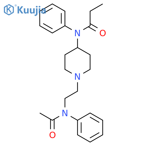 PROPANAMIDE, N-[1-[2-(ACETYLPHENYLAMINO)ETHYL]-4-PIPERIDINYL]-N-PHENYL- structure