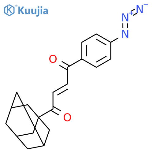 2-Butene-1,4-dione, 1-(4-azidophenyl)-4-tricyclo[3.3.1.13,7]dec-1-yl- structure