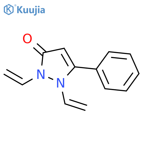 3H-Pyrazol-3-one, 1,2-diethenyl-1,2-dihydro-5-phenyl- structure