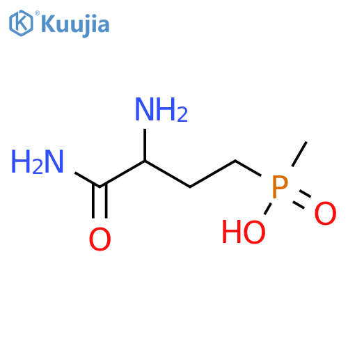 Phosphinic acid, (3,4-diamino-4-oxobutyl)methyl- structure